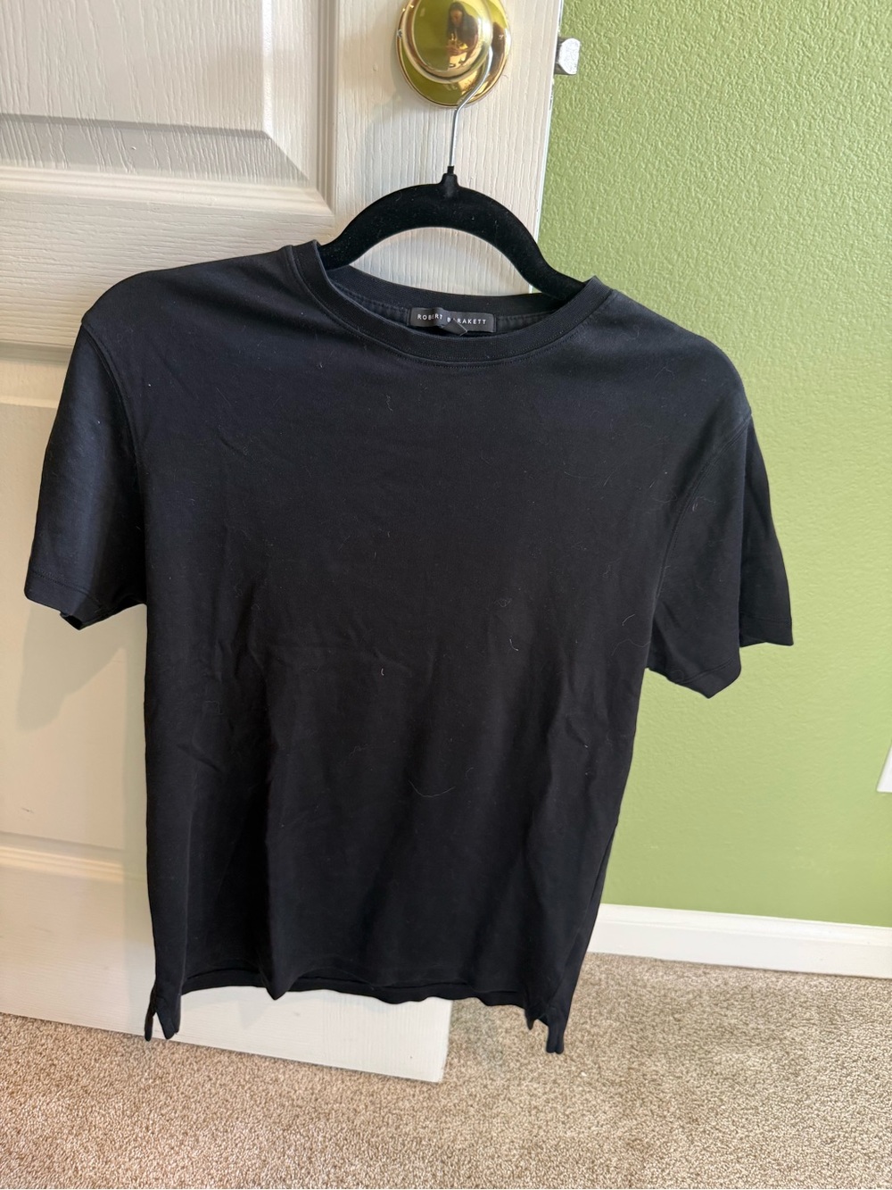 Robert Barakett Black Short Sleeve Crewneck T-Shirt